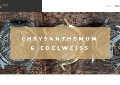 Chrysanthemum & Edelweiss